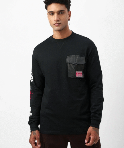 Black Tshirt with Pocket